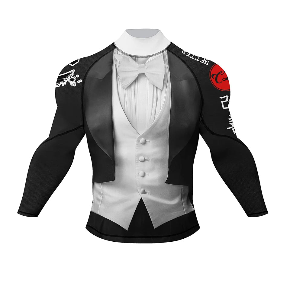Tuxedo Elite Compression Long Sleeve Rashuard