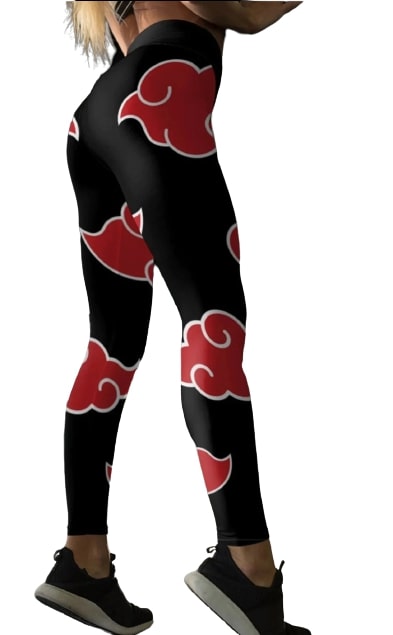 BJJ Rash Guard Women's Naruto 'Akatsuki | Two Tone' Leggings Yoga Pants