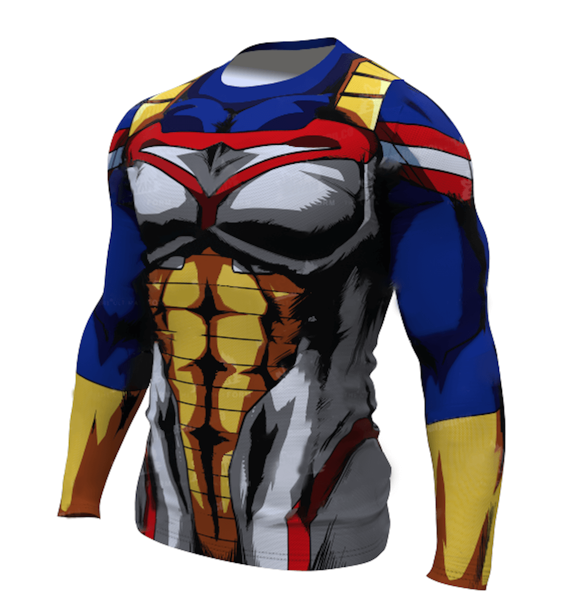 BJJ Rash Guard Dragon Ball Z Compression 'Fusion Series | All Mighty Vegeta' Premium Long Sleeve Rashguard