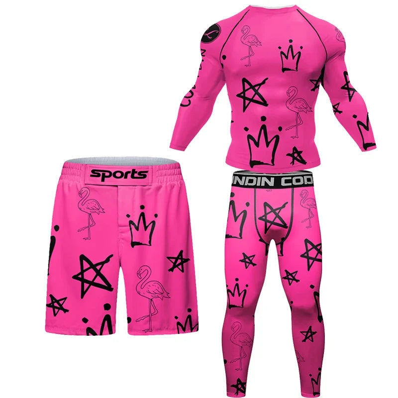 Men's Pretty in Pink Compression Set