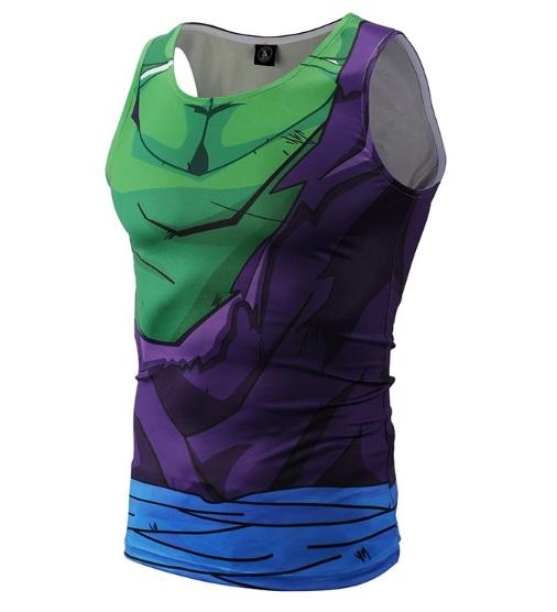 Battle Damaged Picollo Dragon Ball Z Tank Top-RashGuardStore