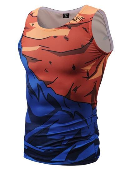 Battle Damaged Vegito Dragon Ball Z Tank Top-RashGuardStore