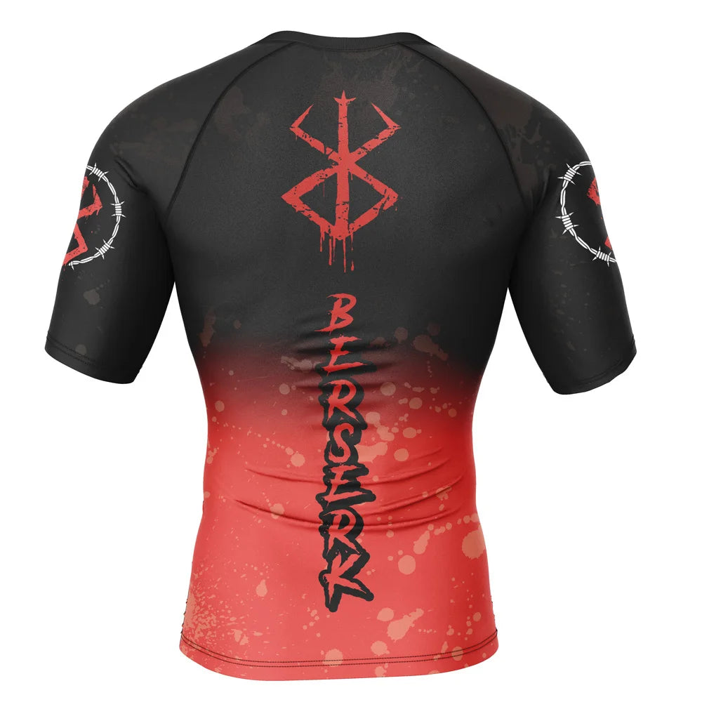 Berserk 'Berserker Armor' Short Sleeve Compression Rashguard