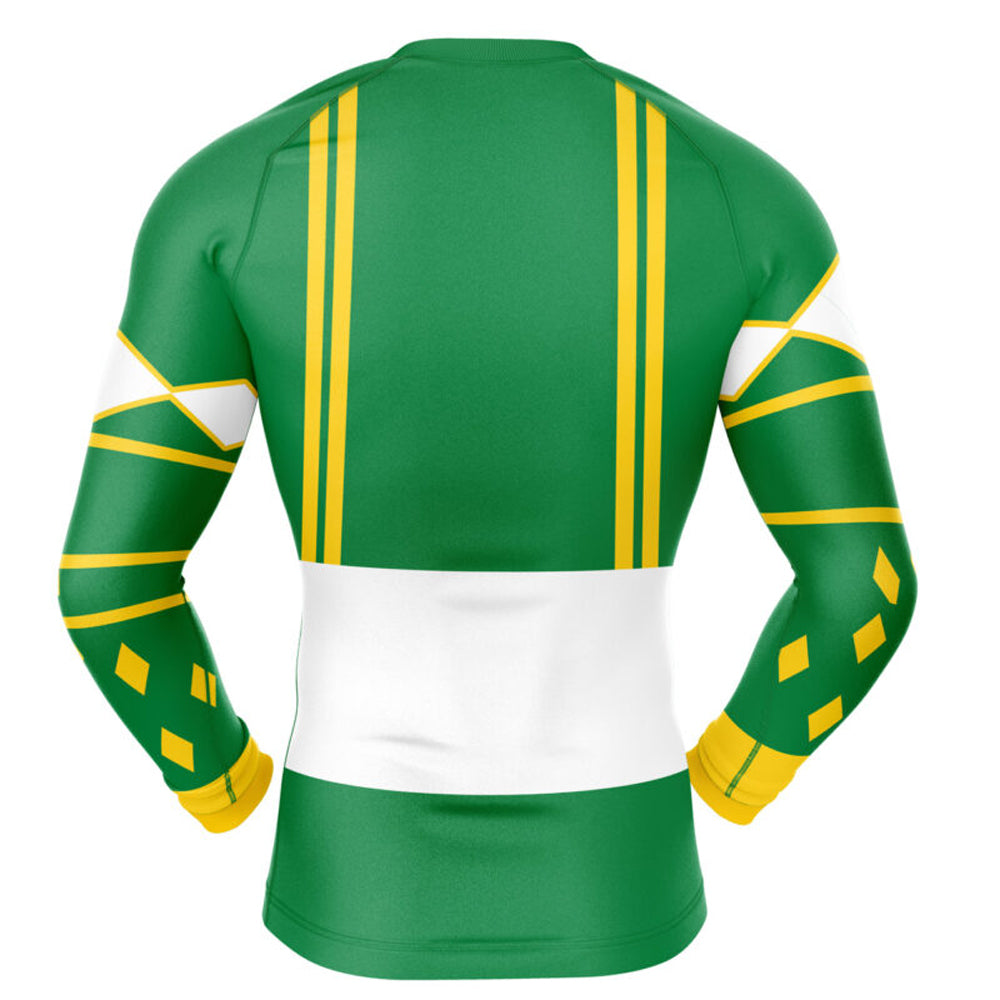 Power Rangers 'Green Ranger | Dragon | Ninjetti' Long Sleeve Compression Rashguard