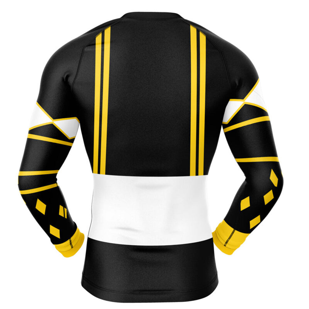 Power Rangers 'Black Ranger | Frog | Ninjetti' Long Sleeve Compression Rashguard