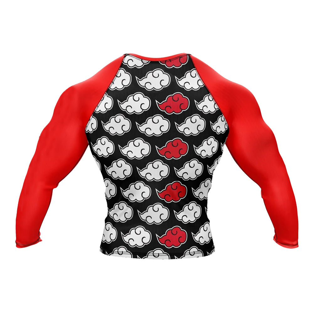 Naruto 'Akatsuki Cloud | Eye' Long Sleeve Compression Rashguard