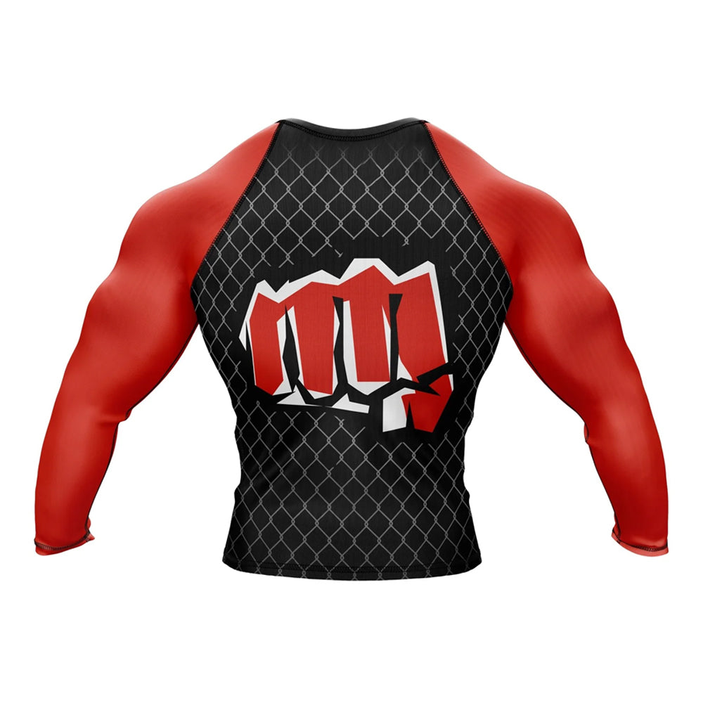 Jiu Jitsu 'Folding Art' Long Sleeve Compression Rashguard