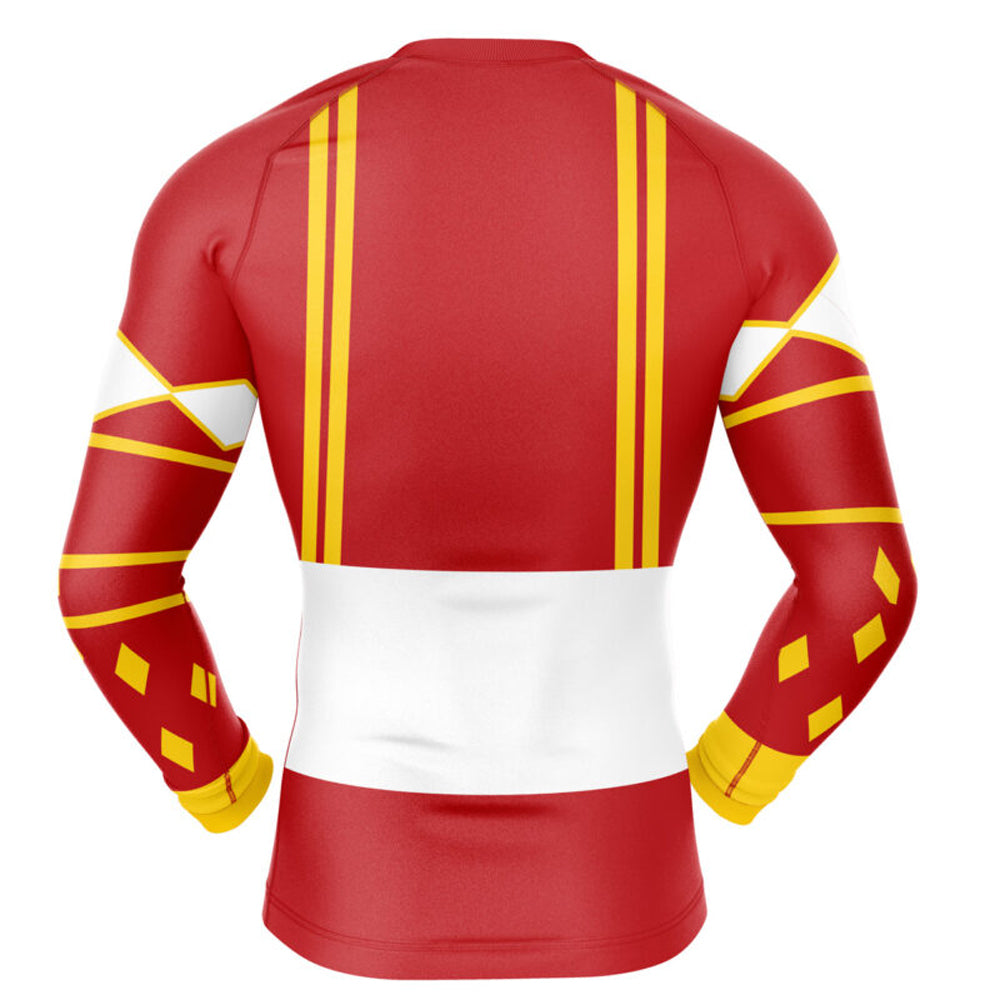 Power Rangers 'Red Ranger | Ape | Ninjetti' Long Sleeve Compression Rashguard