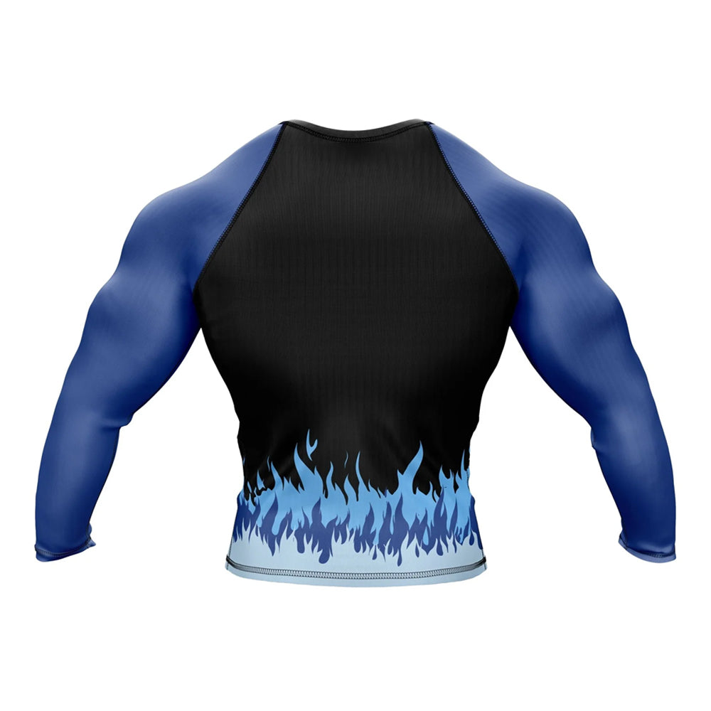 Bluey 'Bluey Belt' Long Sleeve Compression Rashguard