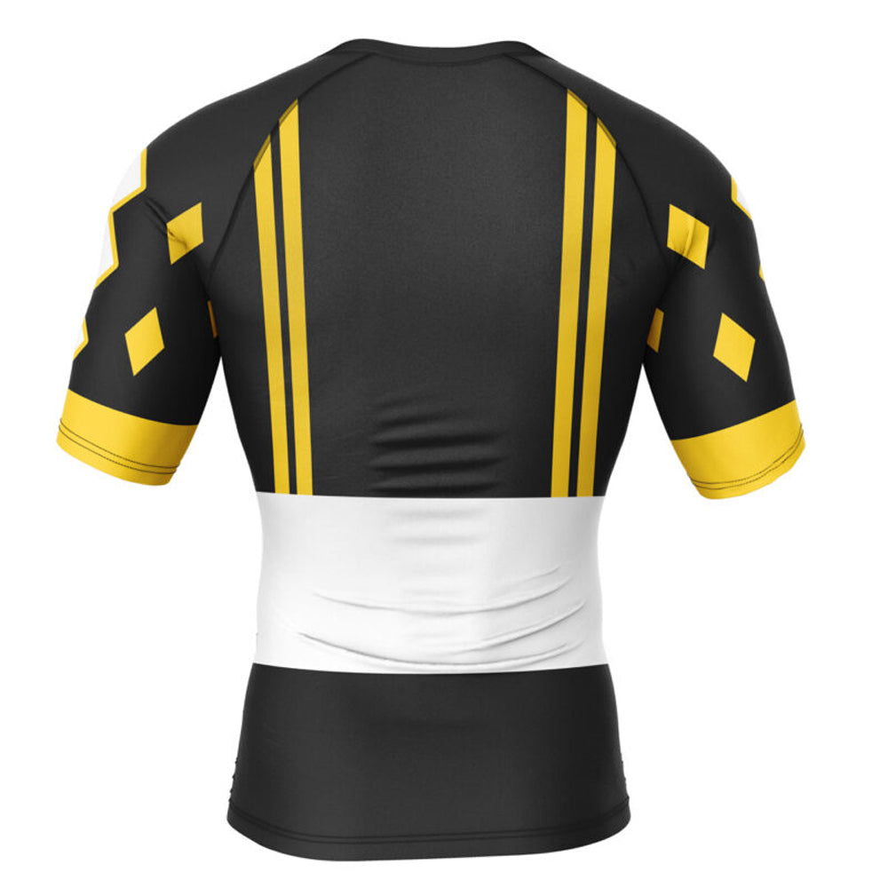 Power Rangers 'Black Ranger | Frog | Ninjetti' Short Sleeve Compression Rashguard