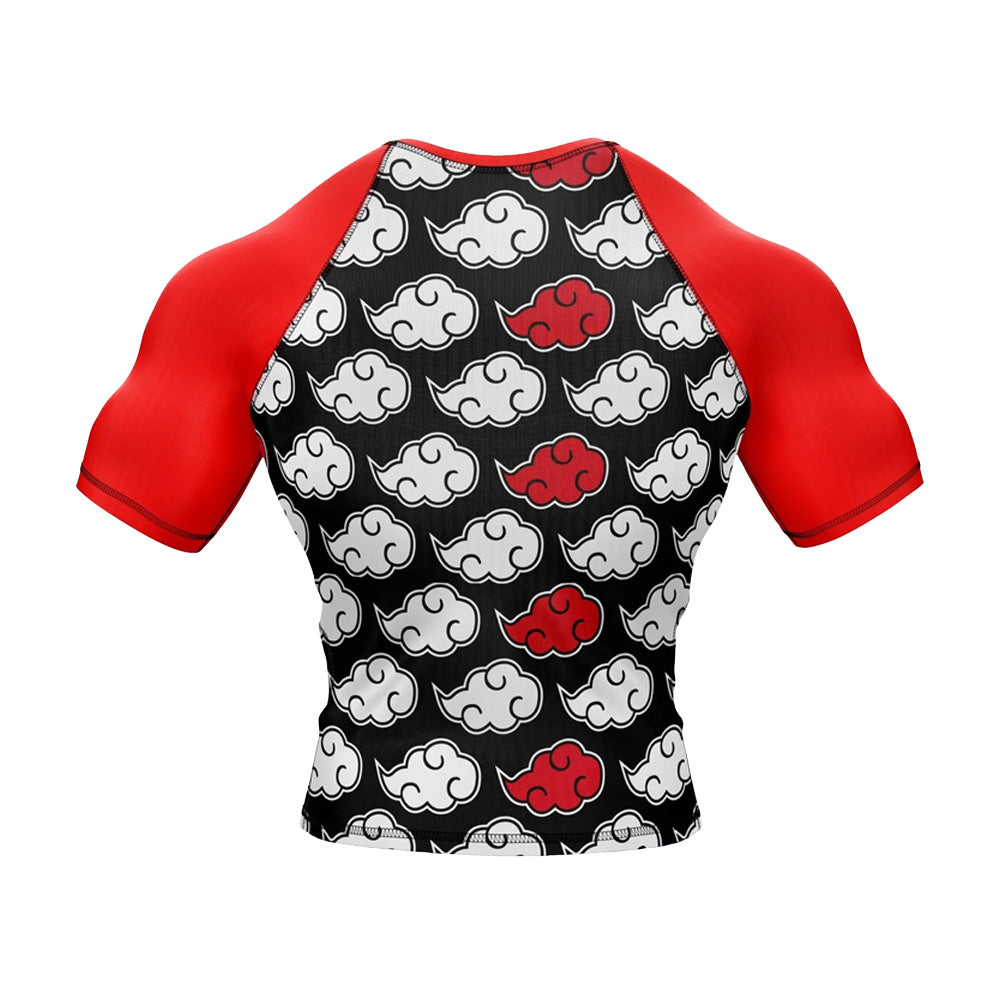 Naruto 'Akatsuki Cloud | Eye' Short Sleeve Compression Rashguard