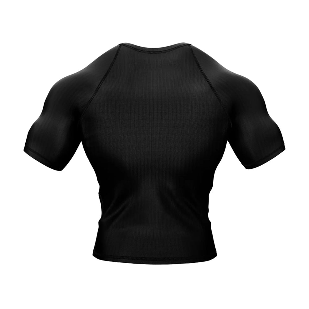 French Flag Short Sleeve Compression Rashguard