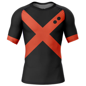 My Hero Academia 'Bakugo' Short Sleeve Compression Rashguard