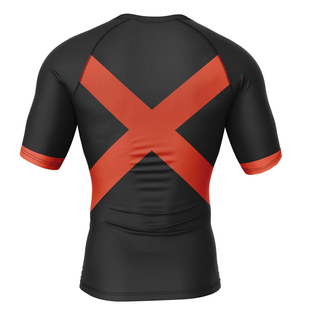 My Hero Academia 'Bakugo' Short Sleeve Compression Rashguard