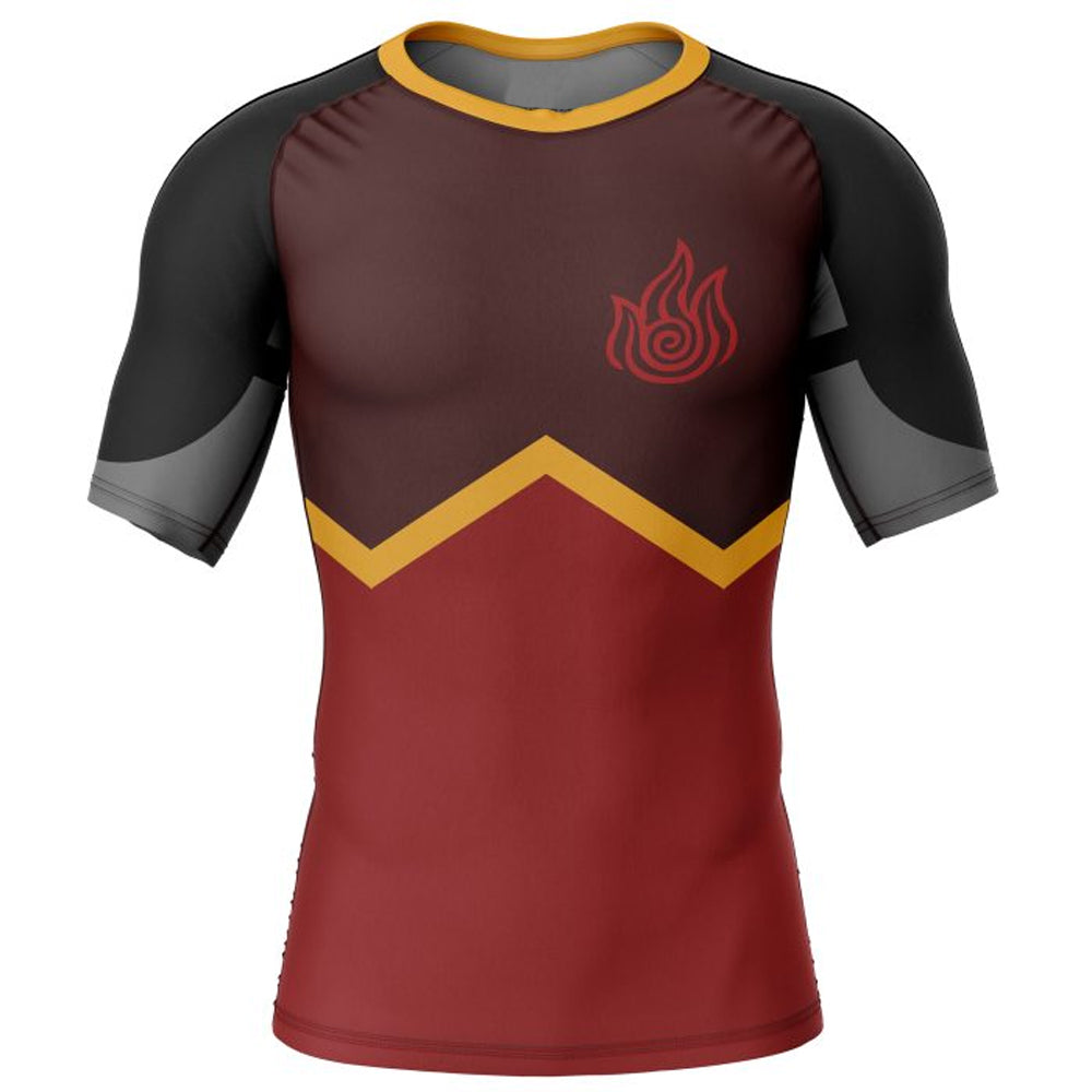 Kids Avatar 'Firebenders' Short Sleeve Compression Rashguard