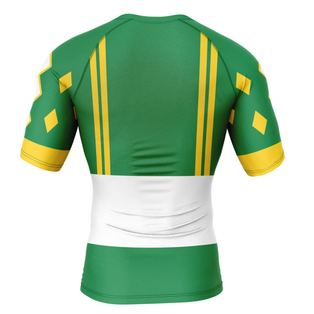 Kids Power Ranges 'Green Ranger | Dragon | Ninjetti' Compression Short Sleeve Rashguard