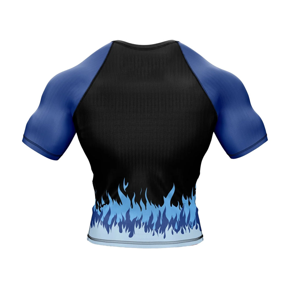 Kids Bluey 'Bluey Belt' Short Sleeve Compression Rashguard