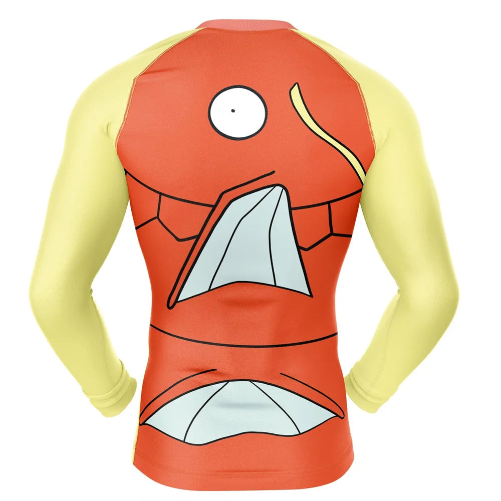 Pokemon 'Magikarp | Face' Long Sleeve Compression Rashguard