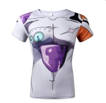 Mecha Frieza Dragon Ball Z Short Sleeve Compression Rash Guard-RashGuardStore