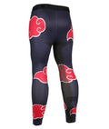 Men's Naruto 'Akatsuki' Leggings Compression Spats-RashGuardStore