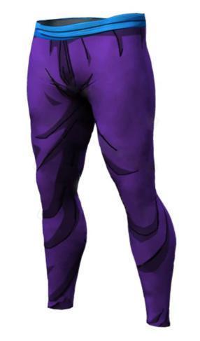 Men's Teen Gohan Armor Dragon Ball Z Leggings Premium Compression Spats-RashGuardStore