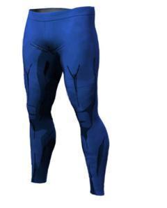 Men's Vegeta Cell Armor Dragon Ball Z Leggings Premium Compression Spats-RashGuardStore