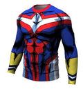 My Hero Academia 'All Might' Long Sleeve Compression RashGuard-RashGuardStore