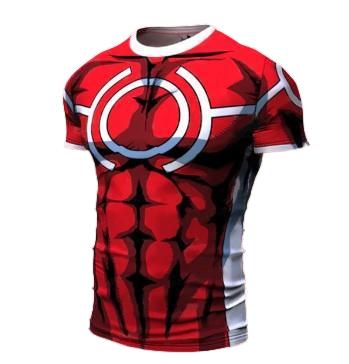 My Hero Academia 'All Might Silver Age' Short Sleeve Compression RashGuard-RashGuardStore