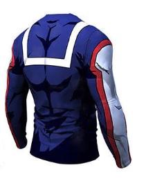 My Hero Academia 'UA Uniform' Long Sleeve Compression RashGuard-RashGuardStore