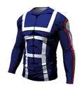 My Hero Academia 'UA Uniform' Long Sleeve Compression RashGuard-RashGuardStore