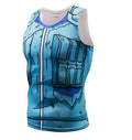 Naruto Battle Damaged 'Kakashi' Compression Tank Top-RashGuardStore