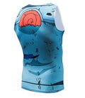 Naruto Battle Damaged 'Kakashi' Compression Tank Top-RashGuardStore