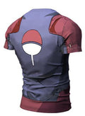 Naruto 'Madara' Short Sleeve Compression Rash Guard-RashGuardStore