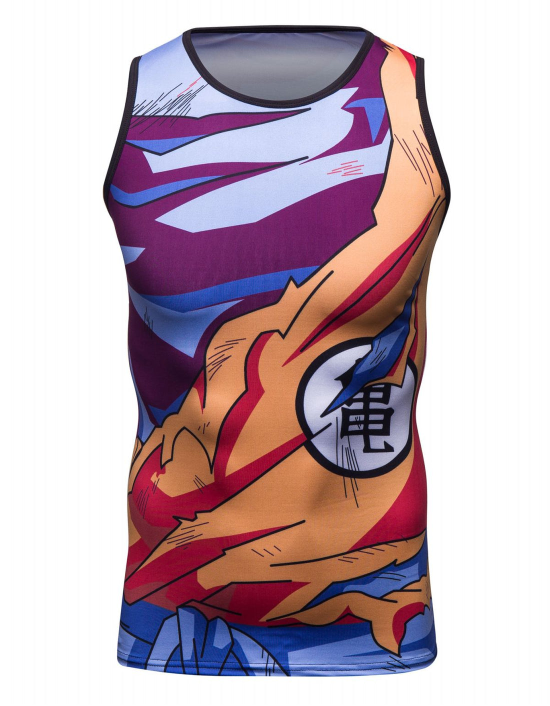 BJJ Rash Guard Dragon Ball Z 'Goku | Battle Damaged | 2.0' Elite Compression Tank Top