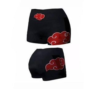 BJJ Rash Guard Women's Naruto 'Akatsuki' Yoga Shorts