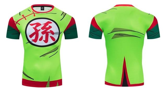 BJJ Rash Guard Dragon Ball Z Compression 'Chiaotzu' Premium Short Sleeve Rashguard