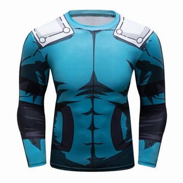 BJJ Rash Guard My Hero Academia 'Deku' Elite Long Sleeve Rashguard