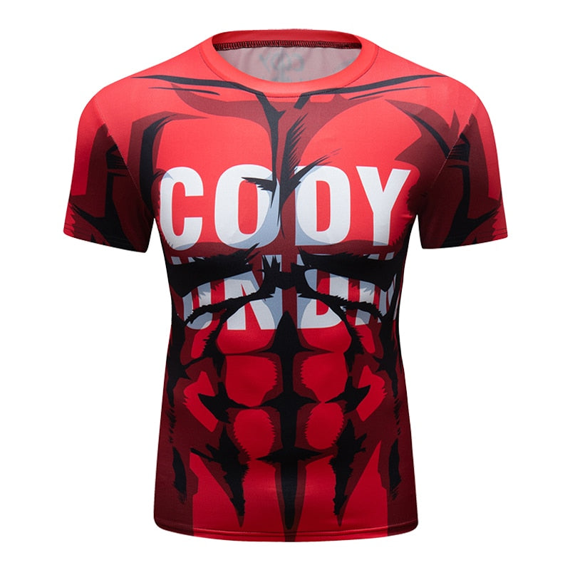 BJJ Rash Guard My Hero Academia 'Plus Ultra | Red' Elite Short Sleeve Rashguard