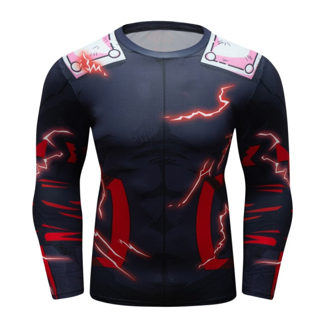 BJJ Rash Guard My Hero Academia 'Onyx Deku | Full Cowling' Elite Long Sleeve Rashguard