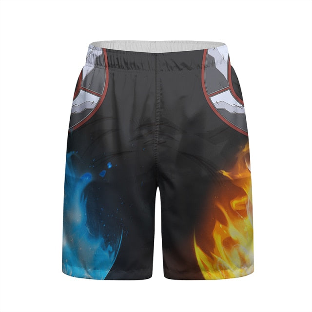 BJJ Rash Guard My Hero Academia 'Todoroki' Shorts