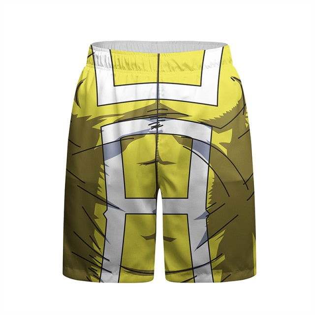 BJJ Rash Guard My Hero Academia 'UA Uniform | Yellow' Shorts