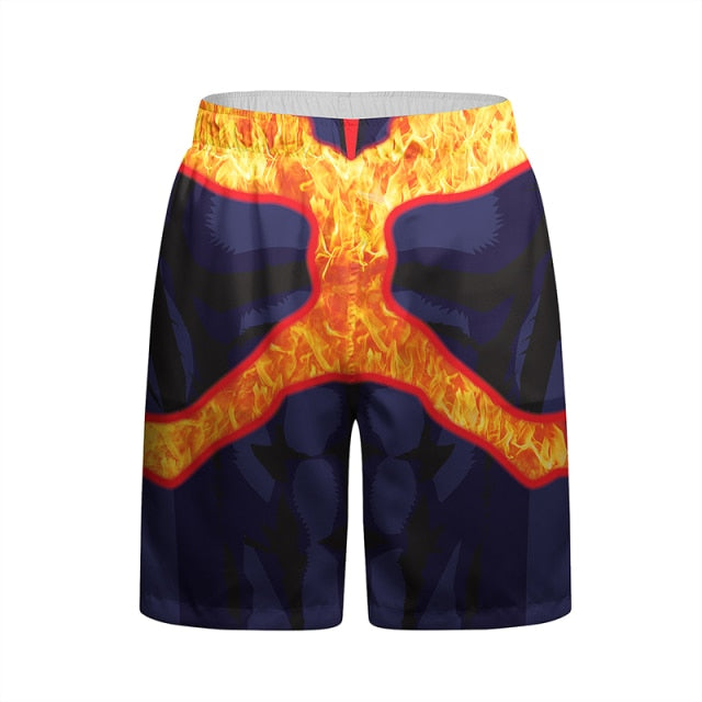 BJJ Rash Guard My Hero Academia 'Endeavor' Shorts