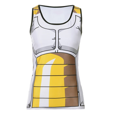 BJJ Rash Guard Women's Dragon Ball Z 'Vegeta' Compression Tank Top