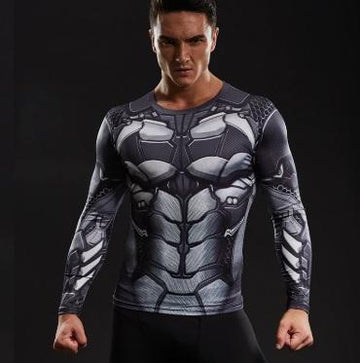 Batman "Bat-Bot" Long Sleeve Compression Rashguard