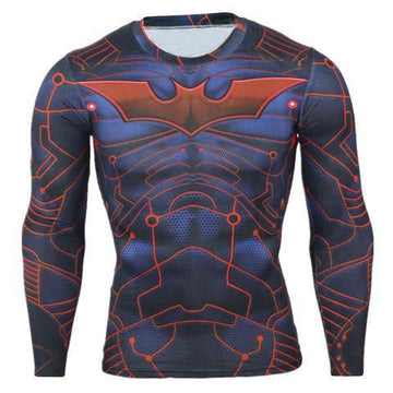 Batman 'Beyond Animated' Long Sleeve Compression Rashguard