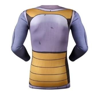 Vegeta Resurrection F Armor Dragon Ball Z Compression Long Sleeve Rash Guard-RashGuardStore