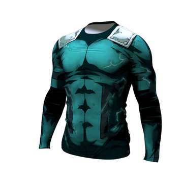 My Hero Academia Compression 'Deku | Full Cowling' Premium Long Sleeve Rashguard