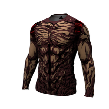 My Hero Academia Compression 'Red Riot' Premium Long Sleeve Rashguard