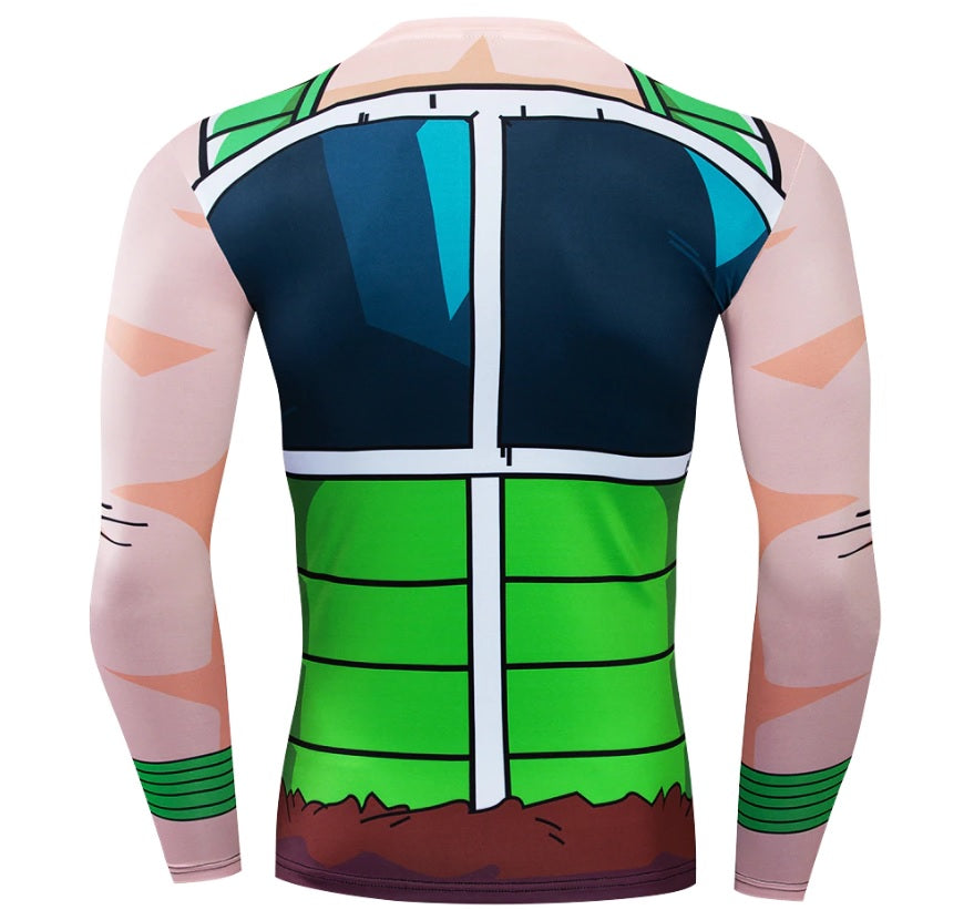 Dragon Ball Z Compression 'Bardock' Long Sleeve Rashguard