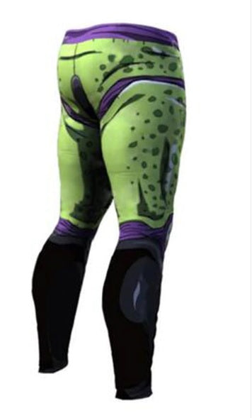 Men's Perfect Cell Dragon Ball Z Premium Compression Leggings Spats